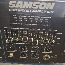 Usado, Samson S83 Mixer Amplificador 8 Canais 300watts Transformador Apenas Testado comprar usado  Enviando para Brazil