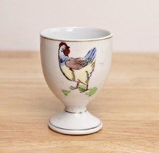 Copo de ovo de galinha pintado cerâmica branca rústica gasto cozinha fazenda comprar usado  Enviando para Brazil