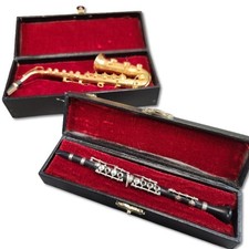Mini saxofone 6” modelo musical miniatura saxofone e instrumentos de clarinete, usado comprar usado  Enviando para Brazil