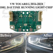Novas placas de LED luz de circulação diurna DRL para farol VW Touareg 2016 2017 2018, usado comprar usado  Enviando para Brazil