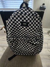 Mochila quadriculada VANS Old Skool H2 preta/branca livro bolsa NOVO comprar usado  Enviando para Brazil