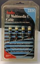 IBM Multimedia Cable Estéreo PC RCA Audio~Tarjeta de Sonido a Receptor , usado segunda mano  Embacar hacia Argentina