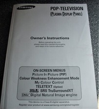 Samsung pdp television gebraucht kaufen  Hamburg