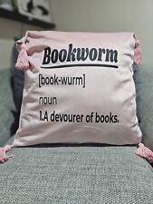 Book quote cushion for sale  REDDITCH