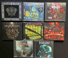 METAL CD LOT 8: Live! Heaven & Hell, Iron Maiden, Napalm Death, WASP, Slayer, ++ comprar usado  Enviando para Brazil
