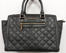 Bolsa de ombro feminina Michael Kors preta tamanho grande, usado comprar usado  Enviando para Brazil