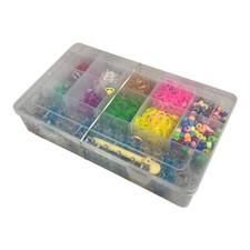 Lote ENORME de pulseiras e miçangas de tear arco-íris kit de fabricação de ferramentas comprar usado  Enviando para Brazil