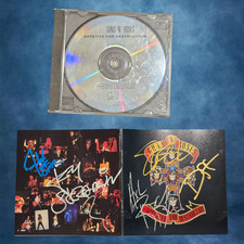 Guns N Roses - CD assinado - Appetite For Destruction - 5 assinaturas comprar usado  Enviando para Brazil