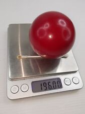 Faturan Billiard Ball Bakelite Handmade Red 196gr Used Very Good 1pcs comprar usado  Enviando para Brazil