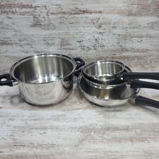 4 piezas Maxam 5 capas 304 utensilios de cocina quirúrgicos de acero inoxidable sin agua sin grasa de colección segunda mano  Embacar hacia Argentina