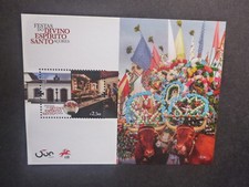 Mini folha de selo em perfeito estado Festival do Divino Espírito Santo Açores 2020 comprar usado  Enviando para Brazil