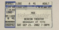 Moe concert ticket for sale  Minneapolis
