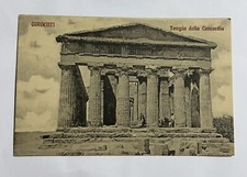 Cartolina girgenti tempio usato  Genova