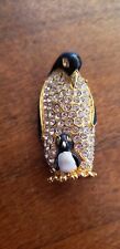 Broche vintage pingouin d'occasion  Saint-Dier-d'Auvergne