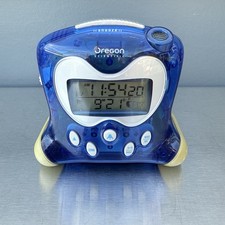 Usado, Relógio despertador Oregon Scientific transparente RM313PA ExactSet projeção fixa azul comprar usado  Enviando para Brazil