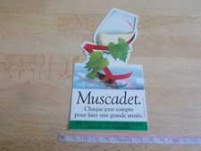 Adesivo vino muscadet usato  Spedire a Italy
