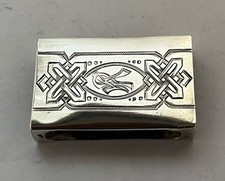Swedish silver matchbox for sale  TONBRIDGE
