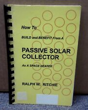 PASSIVE SOLAR COLLECTOR AS A SPACE HEATER eco handbook 1993 instructions, usado comprar usado  Enviando para Brazil