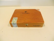 Caixa de charuto de madeira original vazia COHIBA Esplendidos comprar usado  Enviando para Brazil