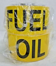 NEW BRADY Pipe Marker, "FUEL OIL" Self-Adhesive, 25/roll, 73892 comprar usado  Enviando para Brazil