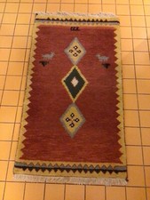 Teppich rot gelb gebraucht kaufen  Garmisch-Partenkirchen