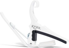 Capo de guitarra Kyser Quick-Change para guitarras acústicas de 6 cordas, branco puro, KG6WA comprar usado  Enviando para Brazil
