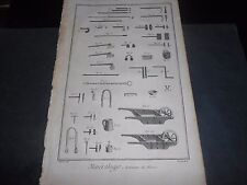1751 strumenti incisione usato  Roma
