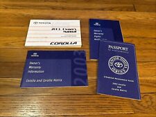 Toyota Corolla 2003 Manual do Proprietário OEM Frete Grátis comprar usado  Enviando para Brazil