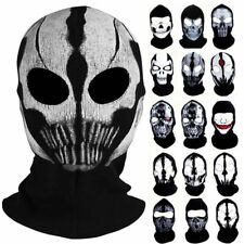 Máscara facial moto balaclava caveira fantasma capacete pescoço tubo aquecedor headwear, usado comprar usado  Enviando para Brazil