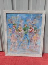 Peinture carton scene d'occasion  Bléré