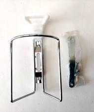Porta-gaiola de garrafa NOS vintage aço cromado com gaiola de garrafa FRANÇA L'Eroica comprar usado  Enviando para Brazil