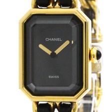 Usado, Relógio feminino CHANEL Premiere tamanho L folheado a ouro quartzo H0001 BF578763 comprar usado  Enviando para Brazil