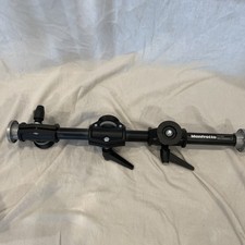 Braço acessório tripé Manfrotto 131DDB com 3 cabeças (preto) comprar usado  Enviando para Brazil