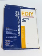 Usado, Papel de transferência de sublimação EDIY tamanho carta comprar usado  Enviando para Brazil