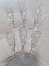 Crystal sherry glasses for sale  NEWTON ABBOT