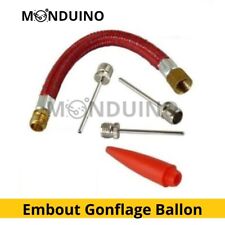 LOT KIT DE 5 EMBOUTS DE GONFLAGE AIGUILLE ADAPTATEUR BALLON PNEU VELO POMPE ! comprar usado  Enviando para Brazil