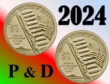 2024 P&D Nativo Americano $1 Dólar Sacagawea - Cidadania Indígena - UNC comprar usado  Enviando para Brazil