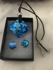 Murano venetian blue for sale  LITTLEHAMPTON