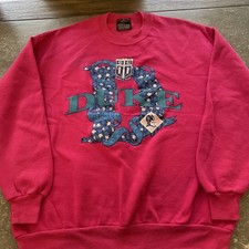 Moletom Vintage Duke University Blue Devils Rosa X Grande  comprar usado  Enviando para Brazil