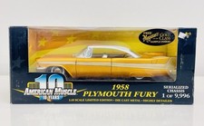 Ertl *PINTADO SOB MEDIDA* 1958 Plymouth Fury 1:18 Diecast American Muscle comprar usado  Enviando para Brazil