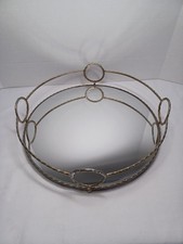 Mirrored round tray for sale  Apopka