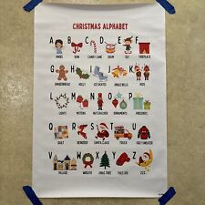 Christmas alphabet poster for sale  Vandalia