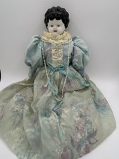 Boneca Vintage - Cabeça, Braços e Pernas de Porcelana - Cabelo Pintado de Preto - App 19” de Comprimento comprar usado  Enviando para Brazil