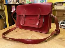 Zatchels red leather for sale  BRISTOL