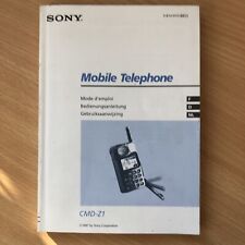 Bedienungsanleitung sony cmd gebraucht kaufen  Augsburg