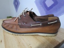 Usado, Sapatos de barco TOMMY Hilfiger Reino Unido 11 UE 46 EUA 12 couro marrom com cadarço comprar usado Usado, Sapatos de barco TOMMY Hilfiger Reino Unido 11 UE 46 EUA 12 couro marrom com cadarço comprar usado  Enviando para Brazil