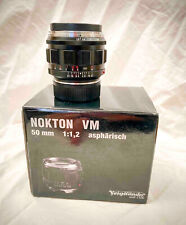 Voigtlander 50mm f1.2 for sale  LONDON