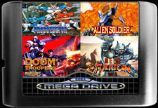 *PAL* Probotector + Alien Soldier + Turrican + Doom Troopers para Sega Mega Drive comprar usado  Enviando para Brazil