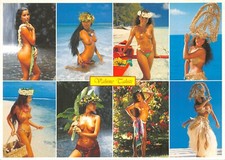 Cpm tahiti vahiné usato  Spedire a Italy