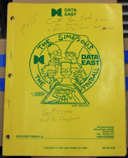 Simpsons pinball manual for sale  Ashland City